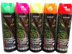 SPRAY Farba do znakowania drzew 5 SZTUK