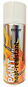 SPRAY farba Na Wysokie Temperatury BIODUR 400ml BIAŁY