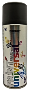 SPRAY Emalia Uniwersalna BIODUR 400ml CZARNY MAT