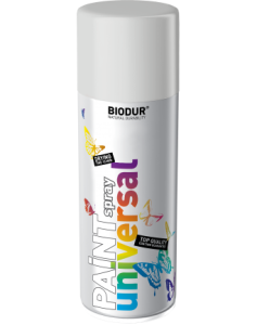 SPRAY Emalia Uniwersalna BIODUR 400ml RAL9006 SILVER