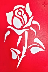 Szablon Malarski DM-136 RÓŻYCZKA