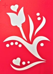 Szablon Malarski DM-138 TULIPAN KRÓLEWSKI