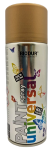 SPRAY farba Na Wysokie Temperatury BIODUR 400ml ZŁOTA