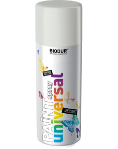 SPRAY Emalia Uniwersalna BIODUR 400ml RAL7035 JASNY SZARY