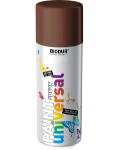 SPRAY Farba BIODUR 400ml BRĄZOWY RAL 8011 POŁYSK