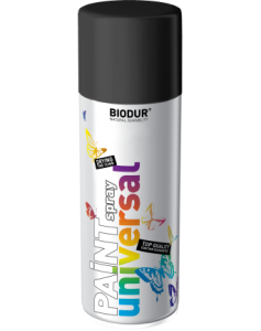 SPRAY farba BIODUR 400ml CZARNY połysk RAL 9005