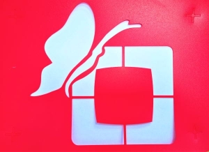 Szablon Malarski pod kontakt ŁABĘDŹ dk06