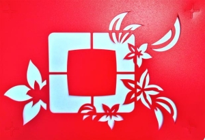 Szablon Malarski pod kontakt KWIAT dk20