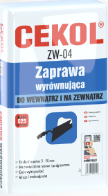 Zaprawa wyrównująca wewn-zewn ZW-04 CEKOL 5 kg (02516)