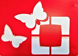 Szablon Malarski pod kontakt MOTYLKI dk03