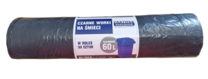 Worki Na Śmieci 60 litrów rolka 50 szt