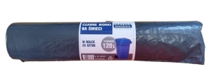 Worki Na Śmieci 120 litrów rolka 25 szt