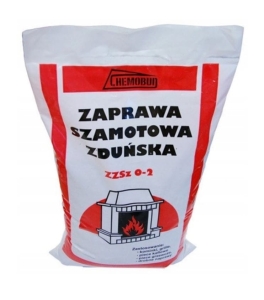 Zaprawa szamotowa zduńska do pieców 5kg ogniotrwała POLSKA