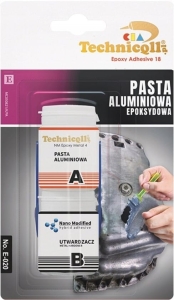 Pasta Aluminiowa PŁYNNY METAL Epoksydowa naprawa zbiornika misy olejowej