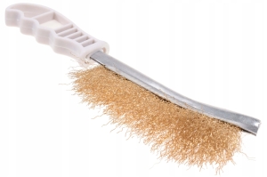 SZCZOTKA DRUCIANA MOSIĘŻNA SZCZELINOWA DO CZYSZCZENIA (21257) FELG Z RDZY OSADÓW